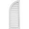 Ekena Millwork Quarter Round Top Left Surface Mount PVC Gable Vent w/ 2"W x 2"P Brickmould Sill Frame, 14"W x 36"H GVPQL14X3603SF - alternate 1